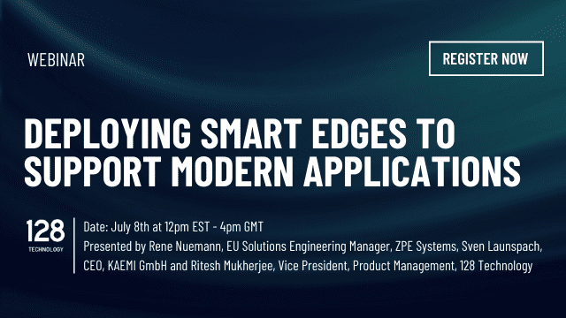 Webinar - Depoloying Smart Edges to Support Modern Applications