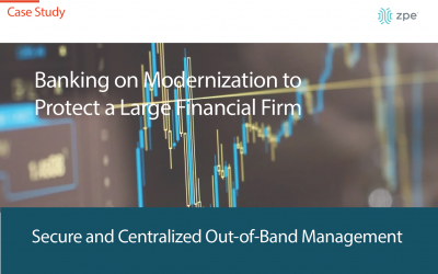 Banking on Network Modernization to Protect a Large Financial Firm
