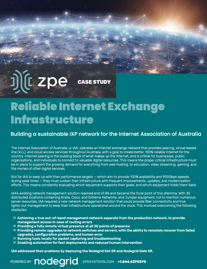 Reliable Internet Exchange Infrastructure