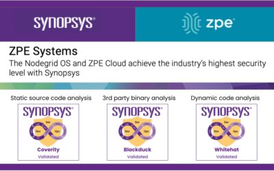 Nodegrid OS and ZPE Cloud achieve industry’s highest security with Synopsys